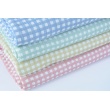 Double gauze 100% cotton, mint check