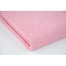 Decorative fabric, pink melange colour, width 140cm