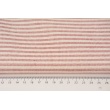 Decorative fabric, 4mm cream and burgundy stripes, 280cm