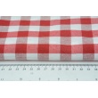 Red vichy check, 1,5 cm, 280 cm