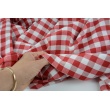 Red vichy check, 1,5 cm, 280 cm