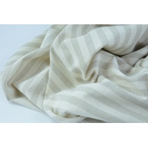 Decorative fabric, 1cm cream and beige stripes, 280cm