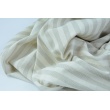 Decorative fabric, 1cm cream and beige stripes, 280cm