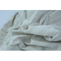 Decorative fabric, 4/2 cream and beige stripes, 280cm