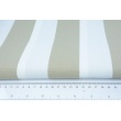 Outdoor fabric, beige stripes