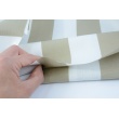 Outdoor fabric, beige stripes