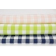 Cotton 100% double-sided light green vichy check 2cm