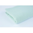 Double gauze 100% cotton plain pastel mint