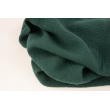 Double gauze 100% cotton plain dark green