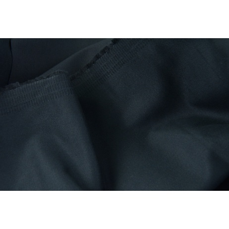 Cotton / spandex black satin