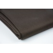 Cotton / spandex chocolate brown satin