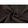 Cotton / spandex chocolate brown satin