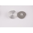 Plastic button, silver, 3cm