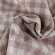 Flannel check, powder pink