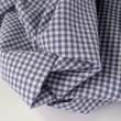 Cotton 100% double-sided sage vichy check 3mm