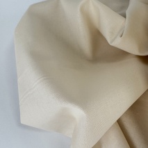 Cotton 100% plain light beige, poplin