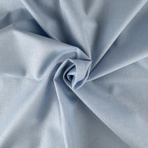 Cotton 100% plain light blue, poplin