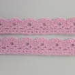 Cotton lace 15mm, pink T