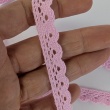 Cotton lace 15mm, pink T