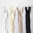 Invisible zipper, tape, 22cm, beige