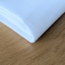 White thermal fleece with adhesive 50g/m², 90cm