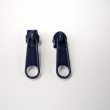 Non-lock slider for tape with cord, 3mm, navy