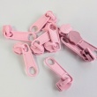 Non-lock slider for tape with cord, 3mm, pink