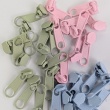 Non-lock slider for tape with cord, 3mm, pink