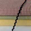 Decorative ribbon wave zigzag black 5mm
