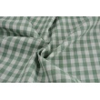 Cotton 100% double-sided, vichy check, eucalyptus, 1cm