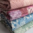 Pikowana tkanina, patchwork pudrowy róż