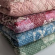 Pikowana tkanina, patchwork burgund