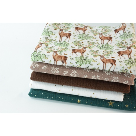 Fabric bundles No. 2858 AB 30cm, double gauze Fabric bundles No. 2858 AB 30cm, double gauze