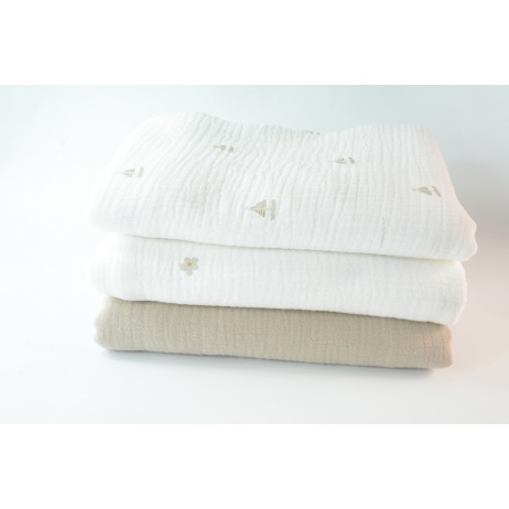 Fabric bundles No. 2862 AB 90cm, double gauze