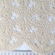 Bawełniana tkanina koronkowa crochet, naturalna