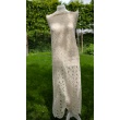 Bawełniana tkanina koronkowa crochet, naturalna