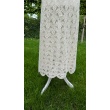 Bawełniana tkanina koronkowa crochet, naturalna