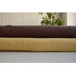 Double gauze 100% cotton, linen look, mocha