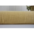 Double gauze 100% cotton, linen look, light mustard