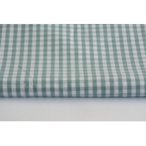 Cotton 100% double-sided, 5mm vichy check, sage No.2
