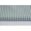 Bawełna 100% kratka vichy 5mm, dwustronna, szałwia nr 2