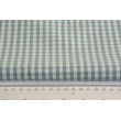 Cotton 100% double-sided, 5mm vichy check, sage No.2