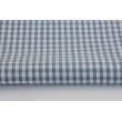 Bawełna 100% kratka vichy 5mm, dwustronna, jeans nr 2