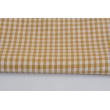 Bawełna 100% kratka vichy 5mm, dwustronna, musztardowa nr 2
