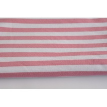 French terry, 1 cm stripes, lipstick pinkcolor