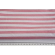 French terry, 1 cm stripes, lipstick pinkcolor