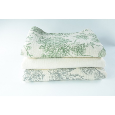 Fabric bundles No. 2354 AB 90cm, double gauze