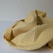 Cotton 100%, waffle butter yellow H