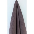 Cotton 100%, waffle cool brown H