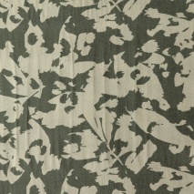 Viscose with a khaki-tone print